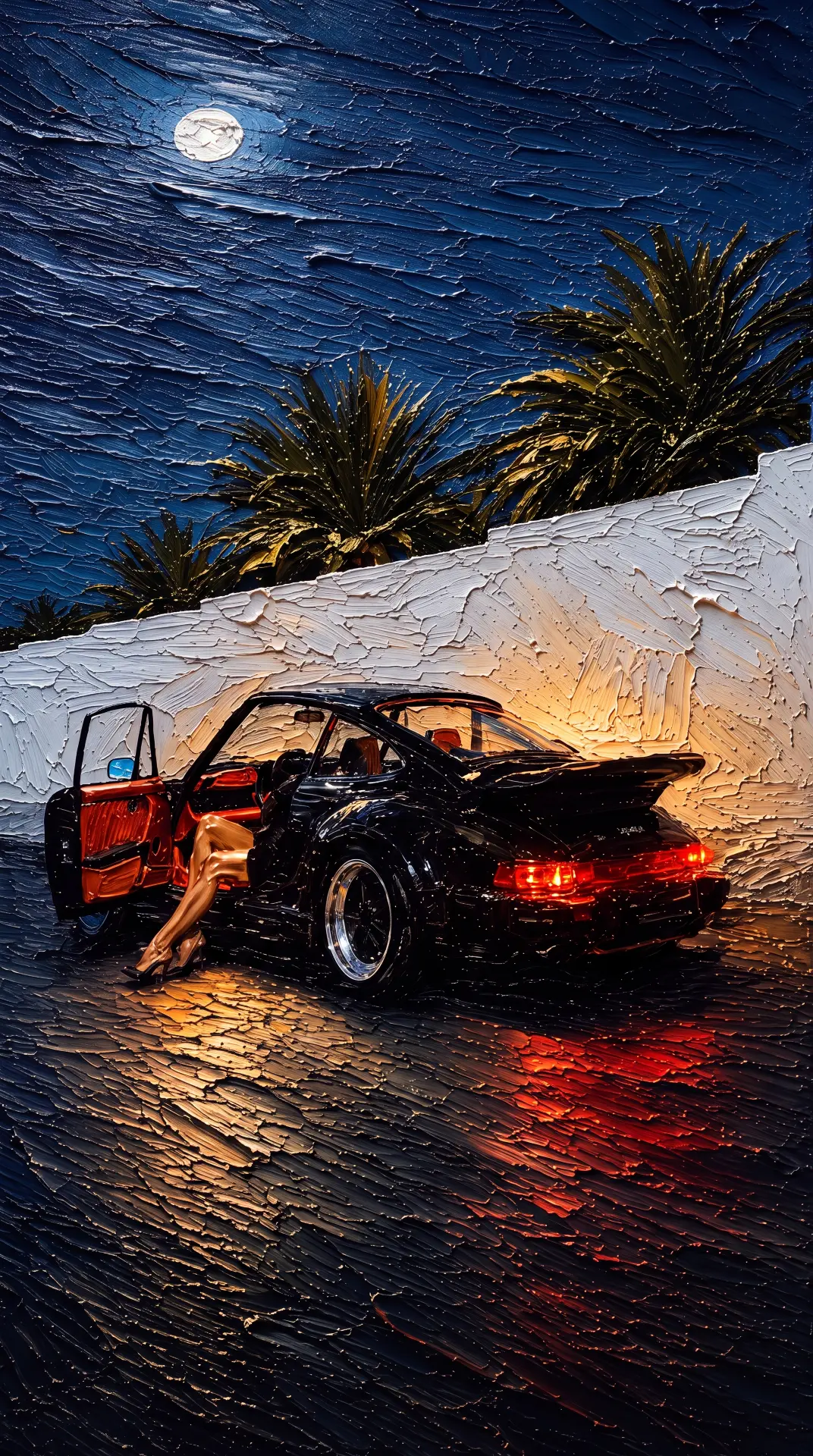 Porsche Nights — iPhone & Mac Wallpaper