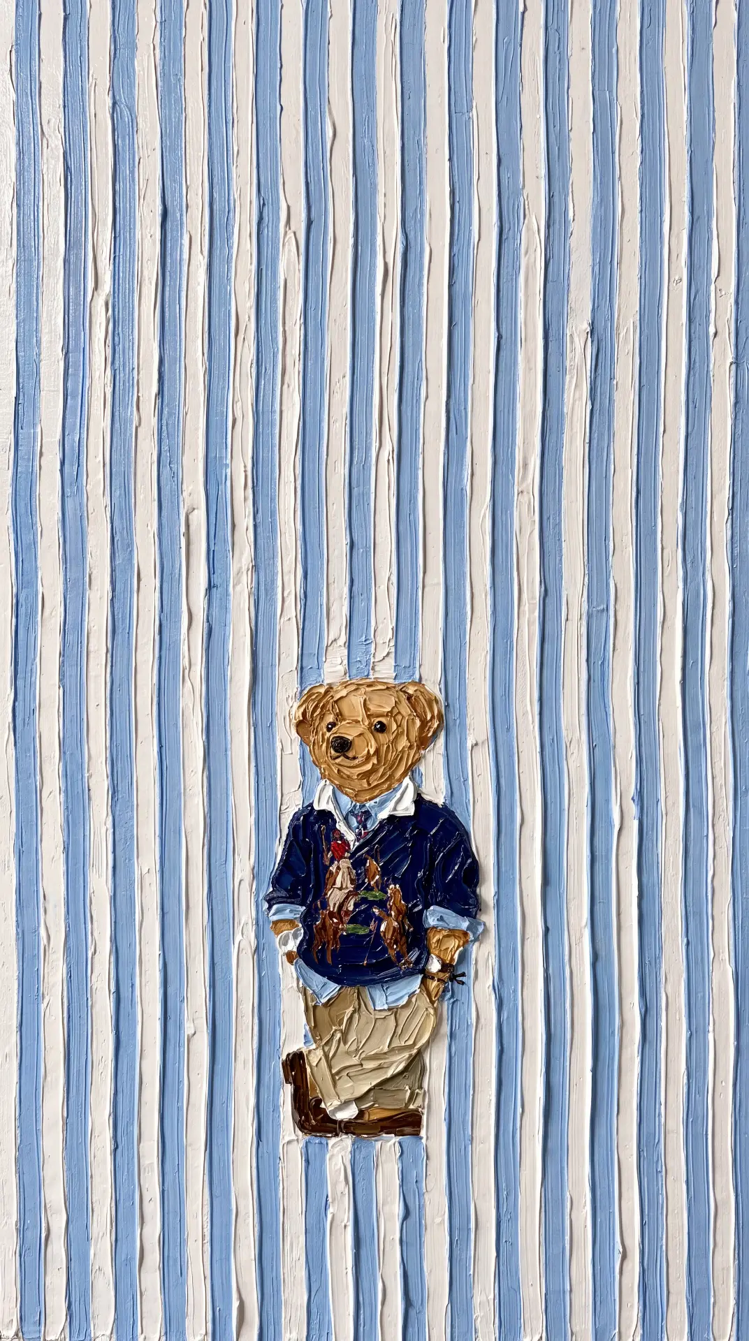 Polo Bear Blue — iPhone & Mac Wallpaper