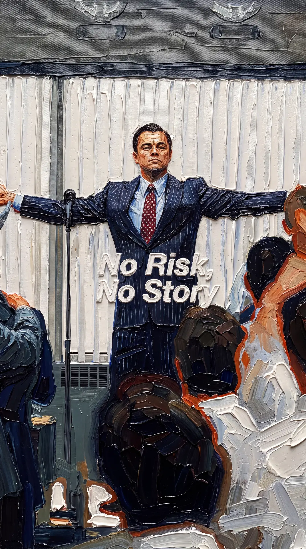 No Risk, No Story — iPhone & Mac Wallpaper