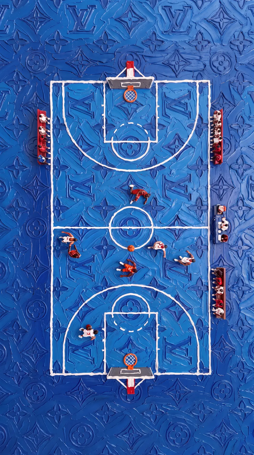 Court Blue — iPhone & Mac Wallpaper
