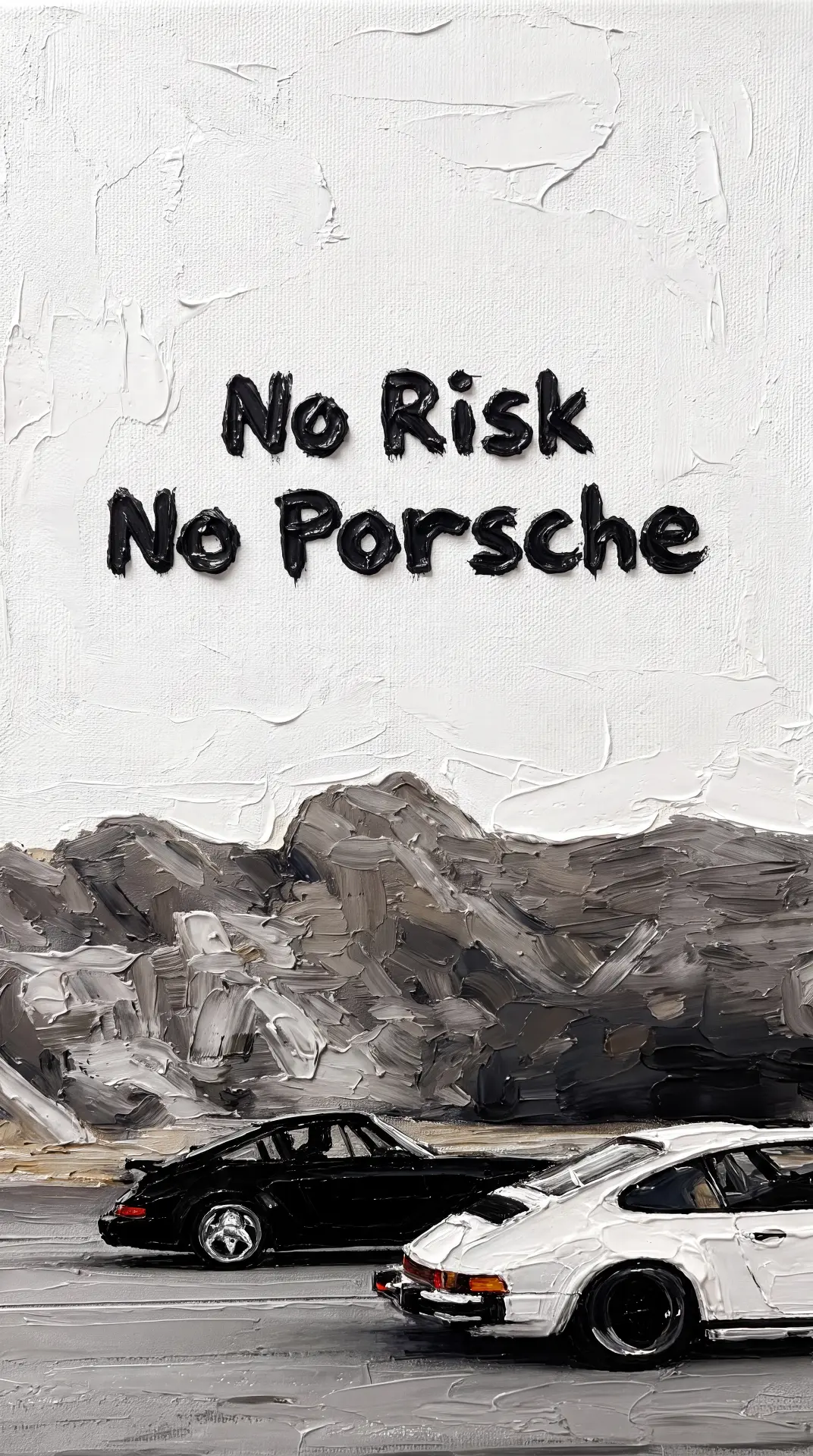 No Risk No Porsche — Duo — iPhone & Mac Wallpaper
