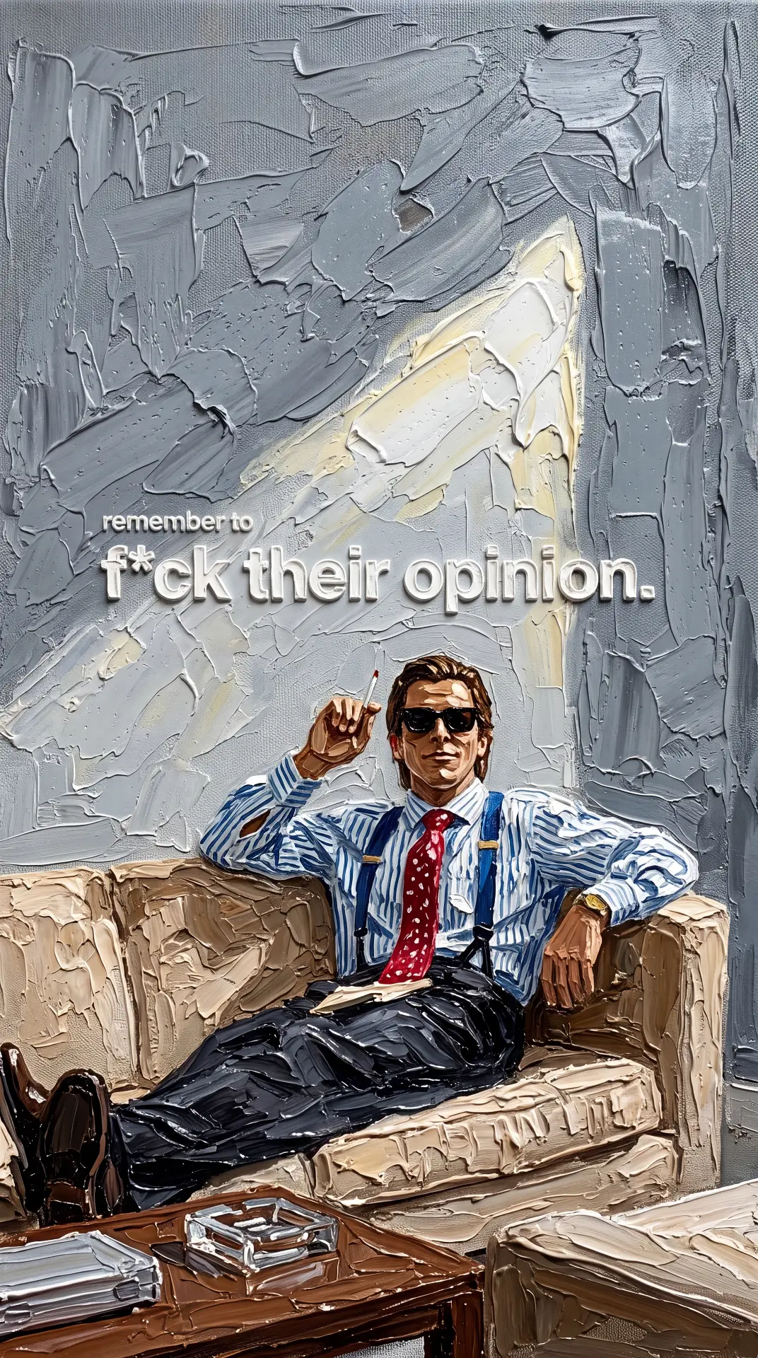 F*ck Their Opinion — iPhone & Mac Wallpaper